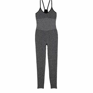 PINK Black Seamless Workout Onesie SZ XL‎ NWT